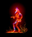 Fire collection, Dancing girl