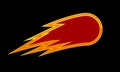 Fire comet logo