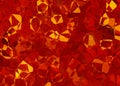 Fire crystal abstract texture