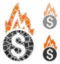 Fire damage Composition Icon of Unequal Items