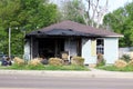 Fire Damaged House