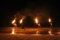 Fire Dance at Koh Chang, Thailand