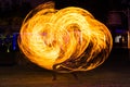 Fire Dance Show Royalty Free Stock Photo