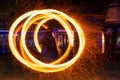 Fire Dance Show Royalty Free Stock Photo
