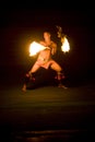 Fire Dancer Royalty Free Stock Photo