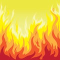 fire danger hot burn broil spark yellow blue