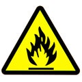 Fire danger sign Royalty Free Stock Photo