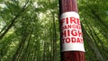 Fire danger Royalty Free Stock Photo
