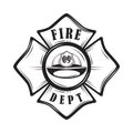 fire department emblem Royalty Free Stock Photo