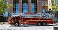 Fire Department Rescue Truck on the street, VA