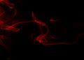 Fire design. red smoke abstract on black background Royalty Free Stock Photo