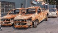 Fire Destroyed Vehicles Four