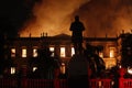 Fire destroys collection and part of the building of the National Museum of Quinta da Boavista, in Rio de Janeiro, Brazil