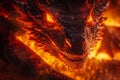 Fire Dragon Royalty Free Stock Photo