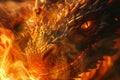 Fire Dragon Royalty Free Stock Photo