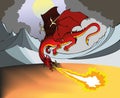 Fire Dragon Royalty Free Stock Photo