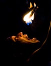 Fire-eater Royalty Free Stock Photo