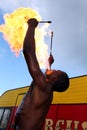 Fire Eater at the Circus Royalty Free Stock Photo