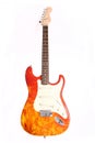 Fire electric guitar