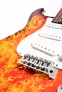 Fire electric guitar