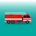 Fire Engine Firefighter Truck Illustration Royalty Free Stock Photo