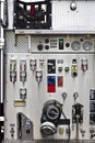 Fire Engine Instrument Panel With Gauges & Dials Royalty Free Stock Photo
