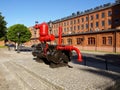 Fire engine and lofts of old Scheibler's factory.