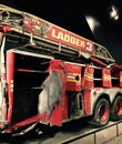 Fire engine, 9/11 Memorial, New York