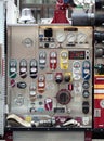 Fire engine side panel. Royalty Free Stock Photo