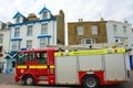 Fire engine on the street in Deal Kent