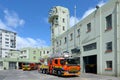 Fire engines in Auckland City Fire Station in Auckland New Zealand