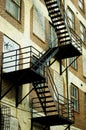 Fire escape Royalty Free Stock Photo