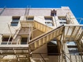 Fire escape Royalty Free Stock Photo