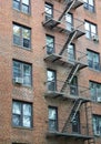 Fire escape, NYC Royalty Free Stock Photo