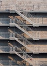 Fire escape stairs Royalty Free Stock Photo