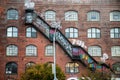 Fire escape steps from New York Royalty Free Stock Photo