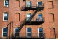 Fire escape steps from New York Royalty Free Stock Photo