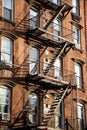 Fire escape steps from New York Royalty Free Stock Photo