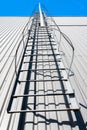 Fire escape in a new modern building Royalty Free Stock Photo