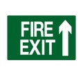 Fire Exit Green Symbol Sign, Vector Illustration, Isolate On White Background Label. EPS10 Royalty Free Stock Photo