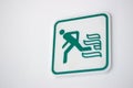 Fire exit sign Royalty Free Stock Photo