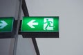 Fire exit sign Royalty Free Stock Photo