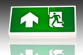 Fire exit signs. Royalty Free Stock Photo