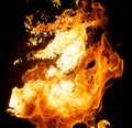 Fire explosion Royalty Free Stock Photo