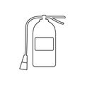 Fire extinguisher icon. Element of fire guardfor mobile concept and web apps icon. Outline, thin line icon for website design and Royalty Free Stock Photo