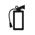 Fire extinguisher icon. Flat fire safety - vector