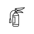 Fire extinguisher icon isolated on white background Royalty Free Stock Photo