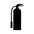 Fire extinguisher icon isolated on white backgroundA Royalty Free Stock Photo