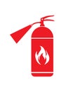 Fire extinguisher icon. Fire safety