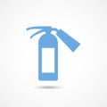 Fire extinguisher icon Royalty Free Stock Photo